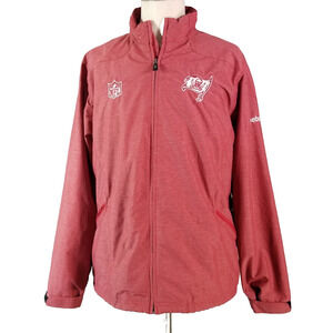 Reebok Tampa Bay Buccaneers jacket windbreaker men's medium red